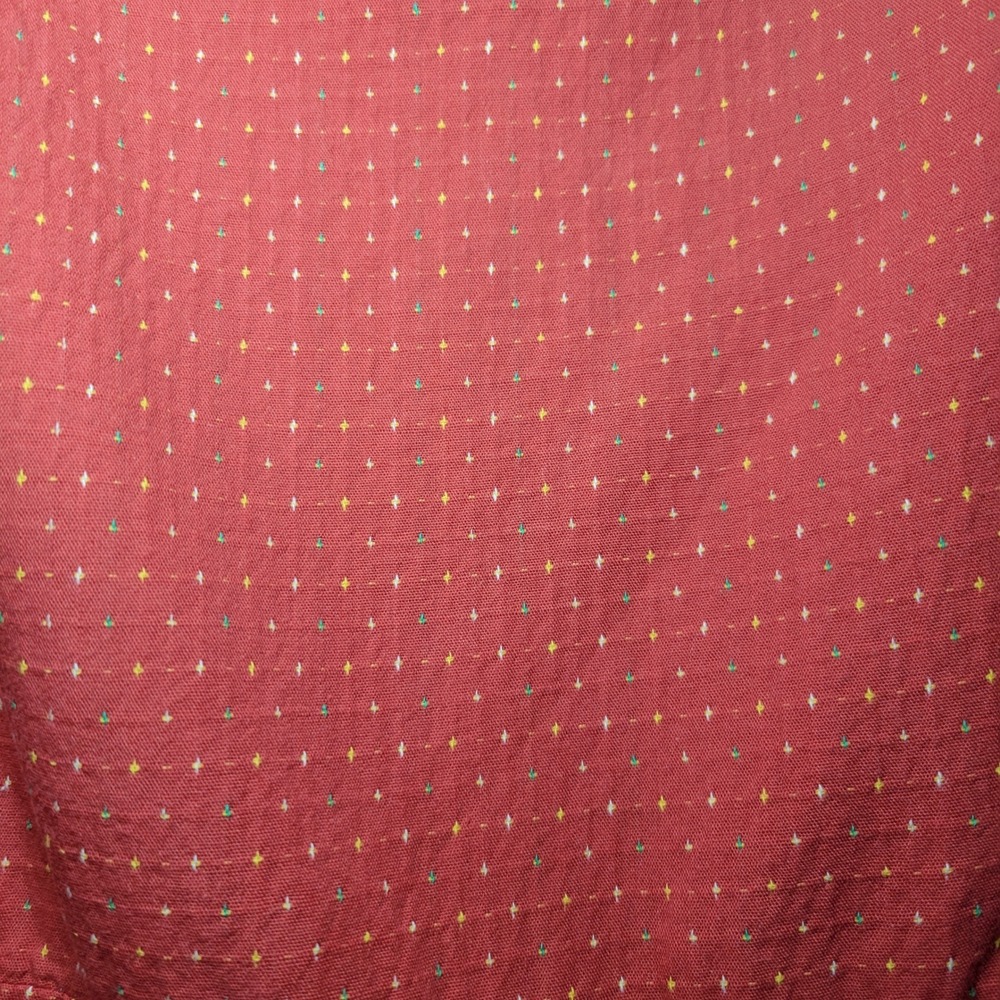 Modcloth Plus Size Sun Dress Burnt Orange Raised Polk a dot Womans' 26 - Picture 2 of 16